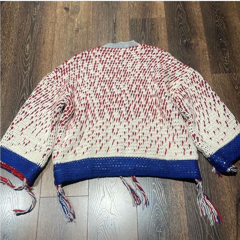 Zara fringed knit jacket - Picture 12 of 14